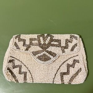 Antique Beaded Purse 1930’s Handmade in Belgium.